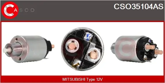 Magnetschalter, Starter 12 V CASCO CSO35104AS