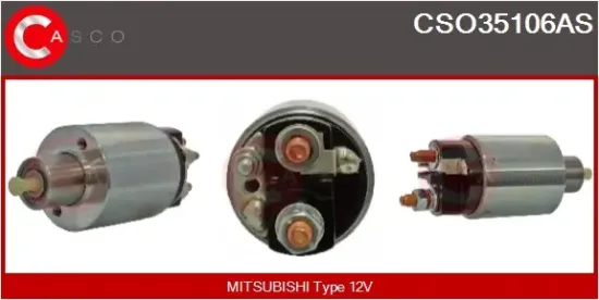 Magnetschalter, Starter 12 V CASCO CSO35106AS Bild Magnetschalter, Starter 12 V CASCO CSO35106AS