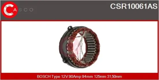 Stator, Generator 12 V CASCO CSR10061AS Bild Stator, Generator 12 V CASCO CSR10061AS