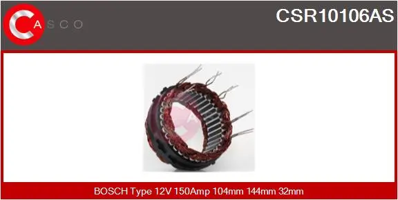 Stator, Generator 12 V CASCO CSR10106AS