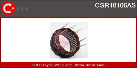 Stator, Generator 12 V CASCO CSR10106AS Bild Stator, Generator 12 V CASCO CSR10106AS