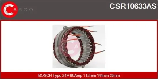 Stator, Generator 24 V CASCO CSR10633AS Bild Stator, Generator 24 V CASCO CSR10633AS