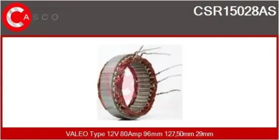 Stator, Generator 12 V CASCO CSR15028AS Bild Stator, Generator 12 V CASCO CSR15028AS