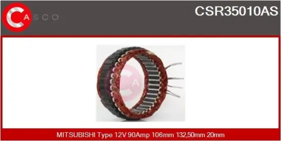 Stator, Generator 12 V CASCO CSR35010AS Bild Stator, Generator 12 V CASCO CSR35010AS