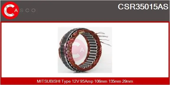 Stator, Generator 12 V CASCO CSR35015AS