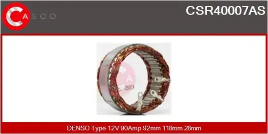Stator, Generator 12 V CASCO CSR40007AS Bild Stator, Generator 12 V CASCO CSR40007AS
