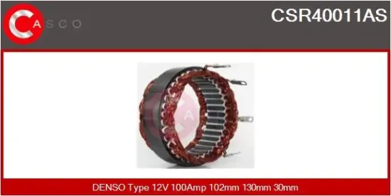 Stator, Generator 12 V CASCO CSR40011AS Bild Stator, Generator 12 V CASCO CSR40011AS