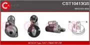 Starter 12 V 1,70 kW CASCO CST10413GS