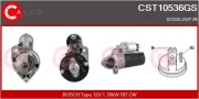 Starter 12 V 1,70 kW CASCO CST10536GS