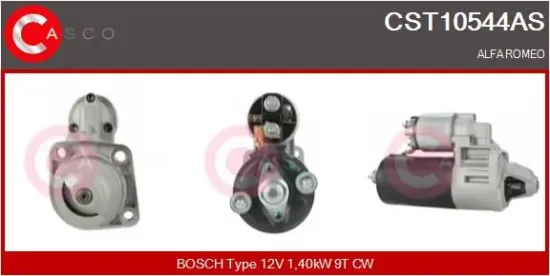 Starter 12 V 1,40 kW CASCO CST10544AS Bild Starter 12 V 1,40 kW CASCO CST10544AS