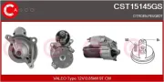 Starter 12 V 0,85 kW CASCO CST15145GS