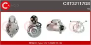 Starter 12 V 1,80 kW CASCO CST32117GS