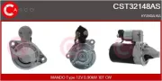 Starter 12 V 0,90 kW CASCO CST32148AS