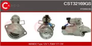 Starter 12 V 1,70 kW CASCO CST32169GS