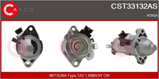 Starter 12 V 1,60 kW CASCO CST33132AS Bild Starter 12 V 1,60 kW CASCO CST33132AS
