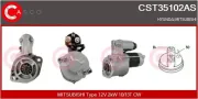 Starter 12 V 2 kW CASCO CST35102AS