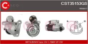 Starter 12 V 1,70 kW CASCO CST35153GS