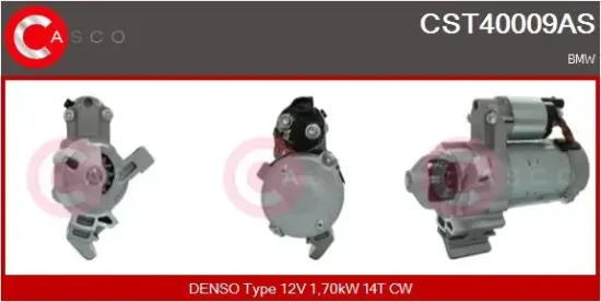 Starter 12 V 1,70 kW CASCO CST40009AS Bild Starter 12 V 1,70 kW CASCO CST40009AS