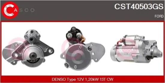 Starter 12 V 1,20 kW CASCO CST40503GS Bild Starter 12 V 1,20 kW CASCO CST40503GS