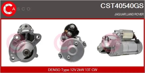 Starter 12 V 2 kW CASCO CST40540GS
