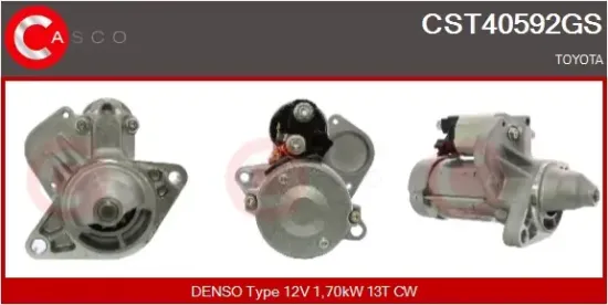 Starter 12 V 1,70 kW CASCO CST40592GS Bild Starter 12 V 1,70 kW CASCO CST40592GS