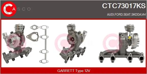Lader, Aufladung 12 V CASCO CTC73017KS