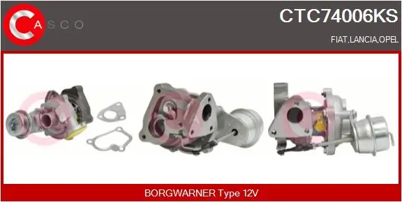 Lader, Aufladung 12 V CASCO CTC74006KS