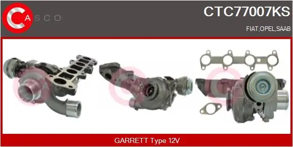 Lader, Aufladung 12 V CASCO CTC77007KS