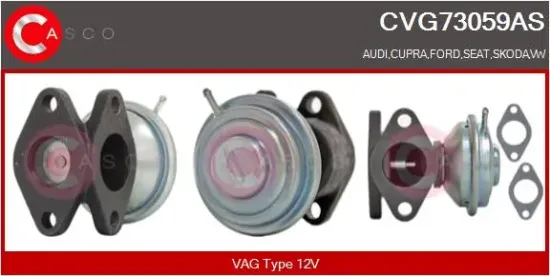 AGR-Ventil 12 V CASCO CVG73059AS Bild AGR-Ventil 12 V CASCO CVG73059AS