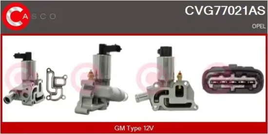 AGR-Ventil 12 V CASCO CVG77021AS Bild AGR-Ventil 12 V CASCO CVG77021AS