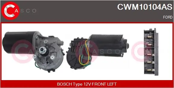 Wischermotor 12 V vorne CASCO CWM10104AS