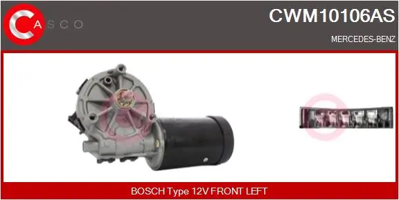 Wischermotor 12 V vorne CASCO CWM10106AS