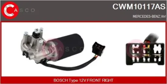 Wischermotor 12 V vorne CASCO CWM10117AS Bild Wischermotor 12 V vorne CASCO CWM10117AS