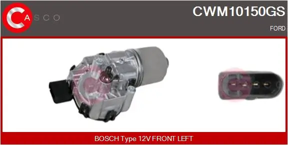 Wischermotor 12 V vorne CASCO CWM10150GS