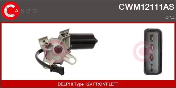 Wischermotor 12 V vorne CASCO CWM12111AS