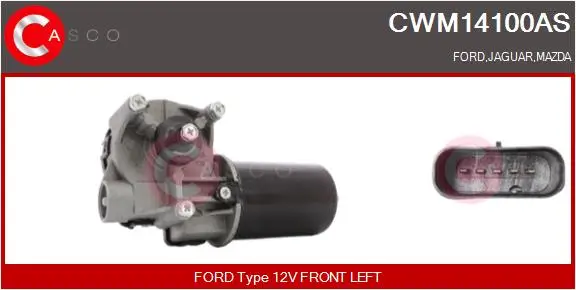 Wischermotor 12 V vorne CASCO CWM14100AS