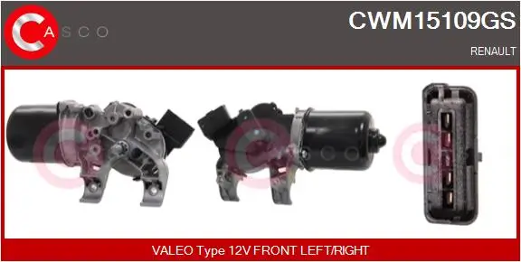 Wischermotor 12 V vorne CASCO CWM15109GS