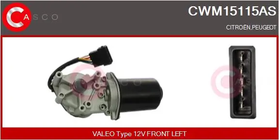Wischermotor 12 V vorne CASCO CWM15115AS