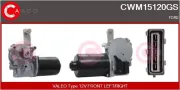 Wischermotor 12 V vorne CASCO CWM15120GS