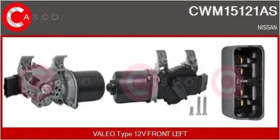 Wischermotor 12 V vorne CASCO CWM15121AS Bild Wischermotor 12 V vorne CASCO CWM15121AS