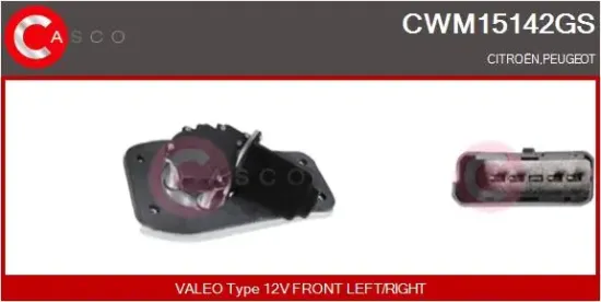 Wischermotor 12 V vorne CASCO CWM15142GS Bild Wischermotor 12 V vorne CASCO CWM15142GS