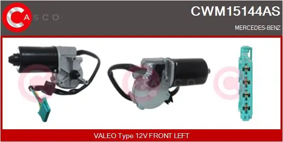 Wischermotor 12 V vorne CASCO CWM15144AS