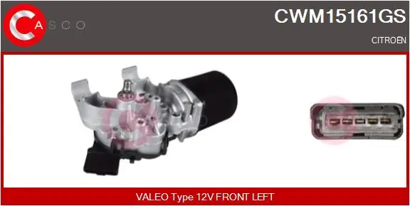 Wischermotor 12 V vorne CASCO CWM15161GS