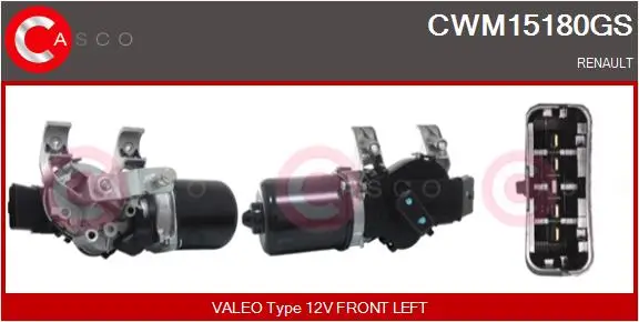 Wischermotor 12 V vorne CASCO CWM15180GS