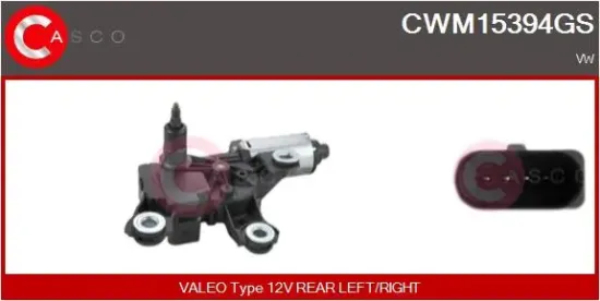Wischermotor 12 V hinten CASCO CWM15394GS Bild Wischermotor 12 V hinten CASCO CWM15394GS