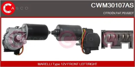 Wischermotor 12 V vorne CASCO CWM30107AS Bild Wischermotor 12 V vorne CASCO CWM30107AS