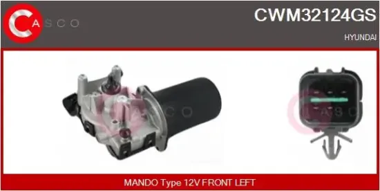 Wischermotor 12 V vorne CASCO CWM32124GS Bild Wischermotor 12 V vorne CASCO CWM32124GS