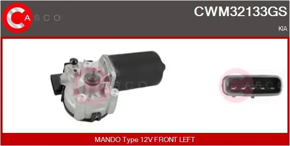 Wischermotor 12 V vorne CASCO CWM32133GS