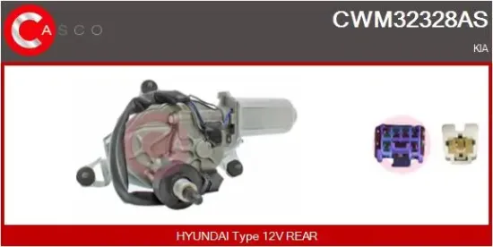 Wischermotor 12 V hinten CASCO CWM32328AS Bild Wischermotor 12 V hinten CASCO CWM32328AS