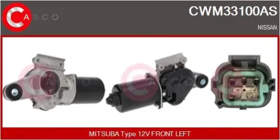 Wischermotor 12 V vorne CASCO CWM33100AS Bild Wischermotor 12 V vorne CASCO CWM33100AS